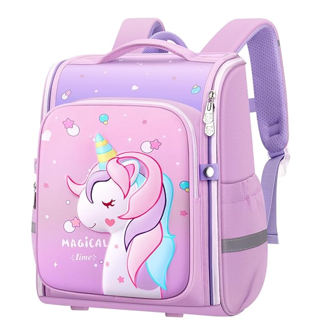 🎒 Kid’s 3D School Bag! Magic Backpack with Unicorns & Dinosaurs 🌈🦄🦖