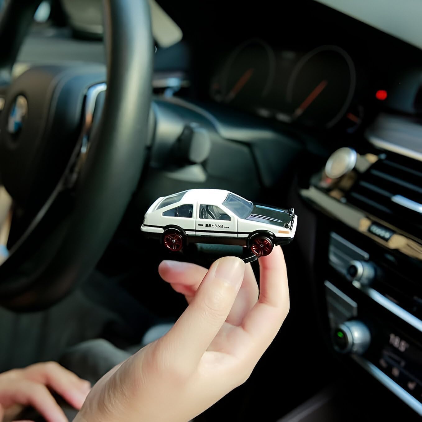 🏎️ DriftKing Dashboard Racer – Motion Magic Car Ornament