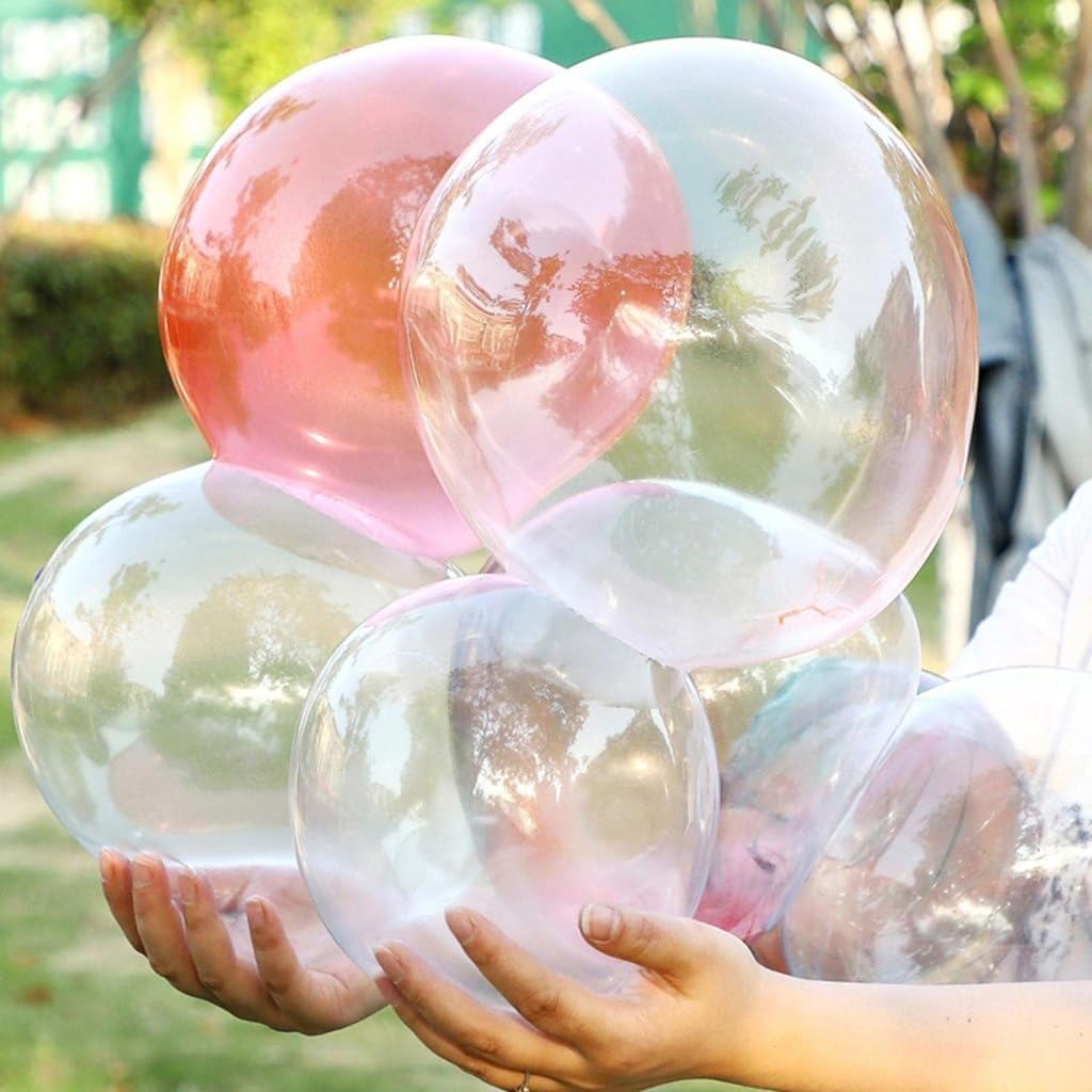 Magic Gel Bubble Balloon Kit for Kids – DIY Colorful Bubble Maker Creative Fun Toy with Tubes | Pack of 10
