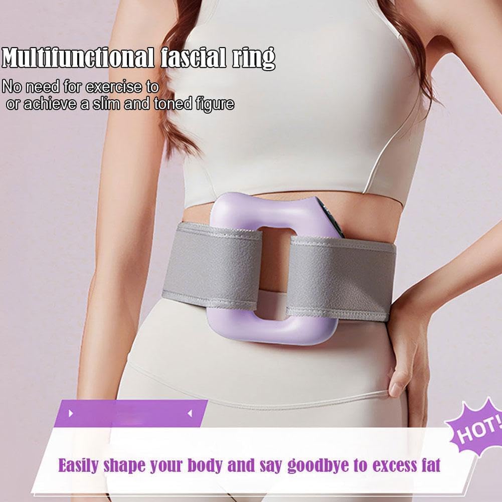 Multifunctional Full-Body Fascia Ring, Deep Tissue Vibrations,High-Frequency Vibration, Adjustable Massage Modes,Portable Electric Fascia Blaster for Muscle Knot Recovery & Relaxation ﻿ ﻿
