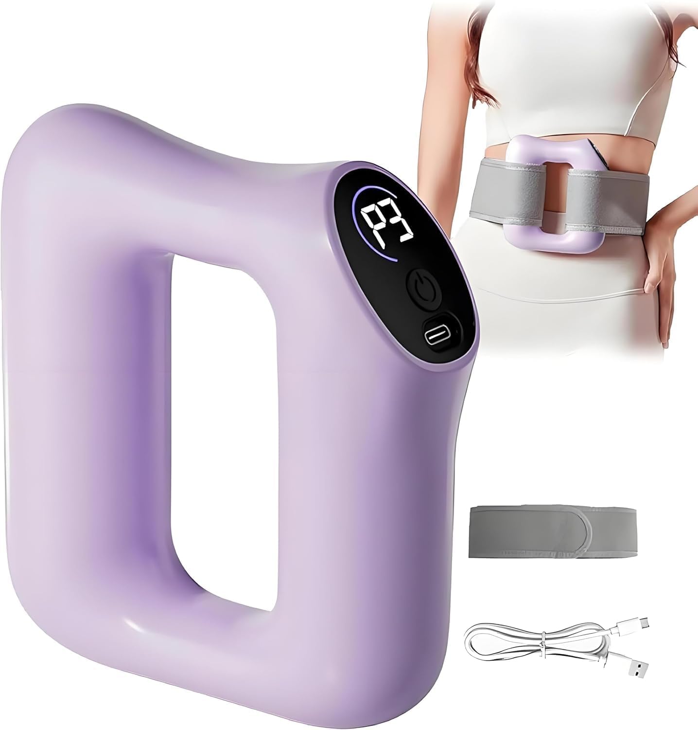 Multifunctional Full-Body Fascia Ring, Deep Tissue Vibrations,High-Frequency Vibration, Adjustable Massage Modes,Portable Electric Fascia Blaster for Muscle Knot Recovery & Relaxation ﻿ ﻿