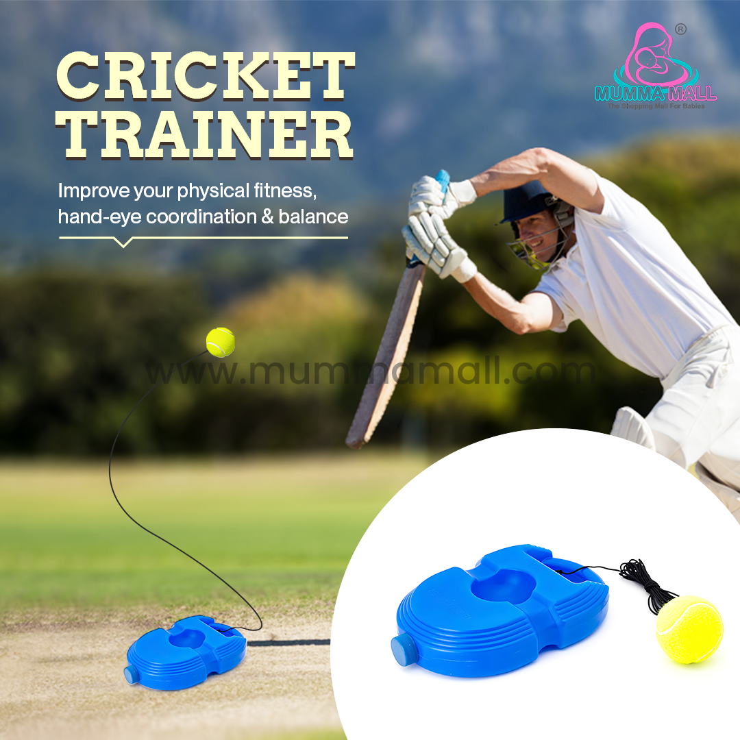 🏏Cricket Trainer Rebound Ball || Self  Cricket Practice Training Tool for Kids & Adults