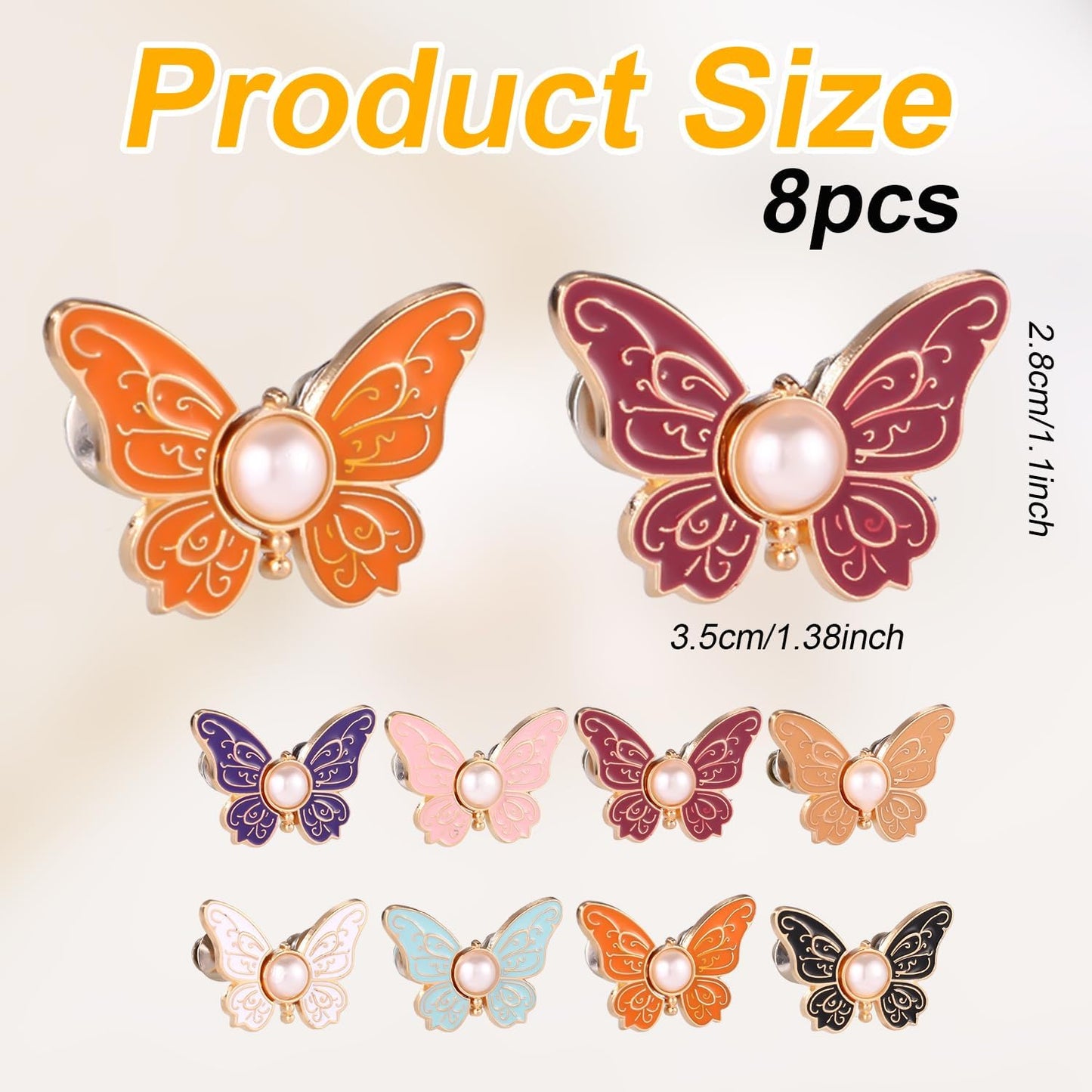 🔥8 Butterfly-Shaped Waist Tightening Straps