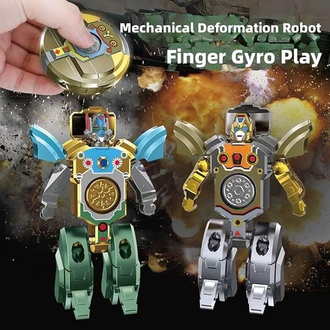 2-in-1 Transforming Robot Ball Toy for Kids – Action Robot & Rolling Ball Play Toy