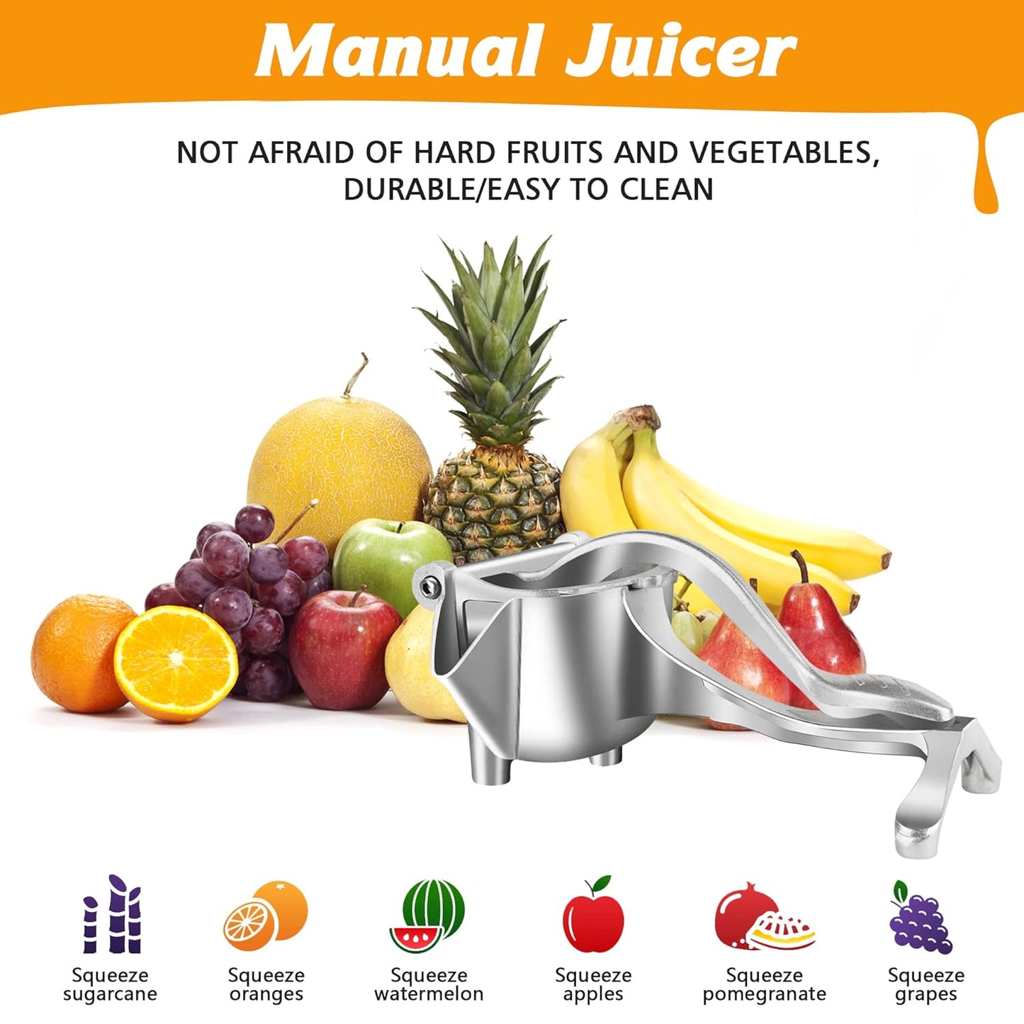 50% OFF - Fruit Press Juicer