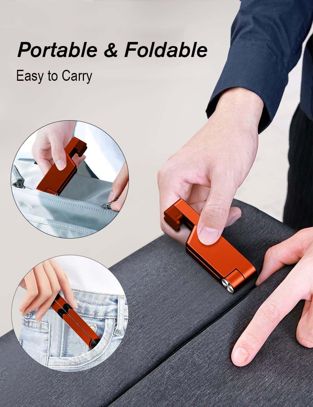 Foldable & Portable 2 in 1 Tablet & Mobile Stand