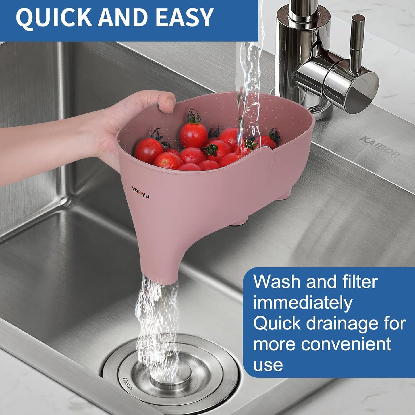 Multipurpose Sink Storage Drain Basket🥗( Pack of 1 )