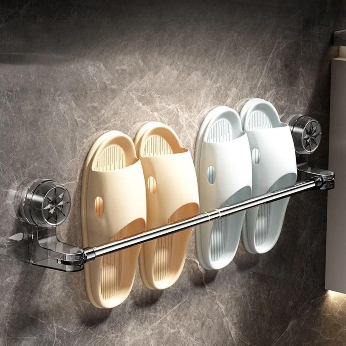 GripNest™ VacuumLock Double Towel Rack ⭐
