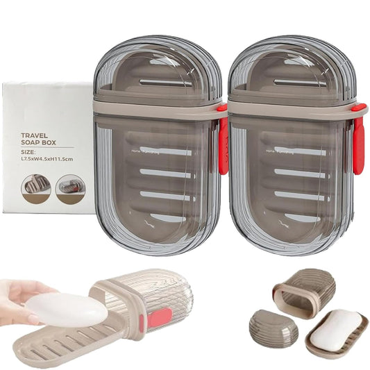 Transparent Travel Soap Box 🧼 (Buy 1 & Get 1 FREE!!!)