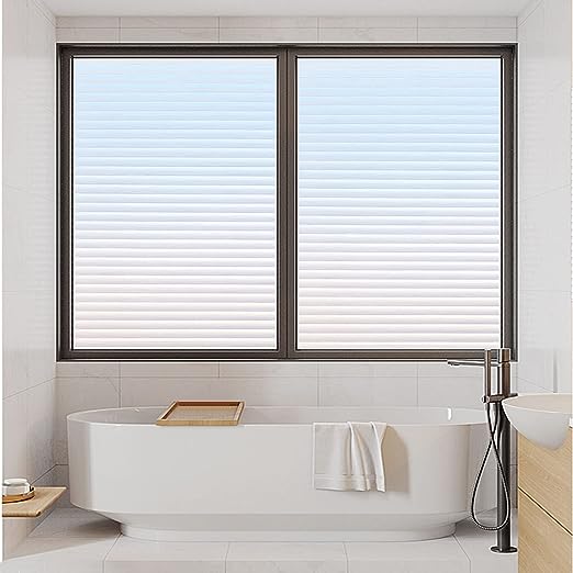 🌀Window Film Glass Windows Self-Adhesive Sun Blocker Anti UV Frosting Sticker Static Cling Films Removable || for Home🏠Office Bathroom🤩