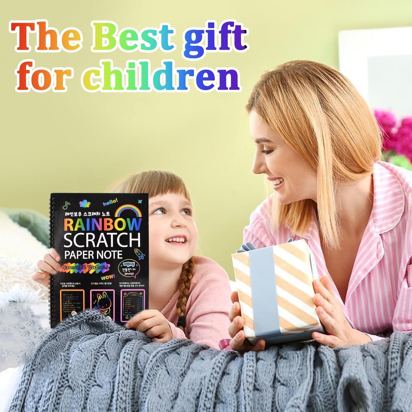 Rainbow Scratch Art Notebook – Fun DIY Drawing Pad for Kids (BUY 1 GET 1 FREE)