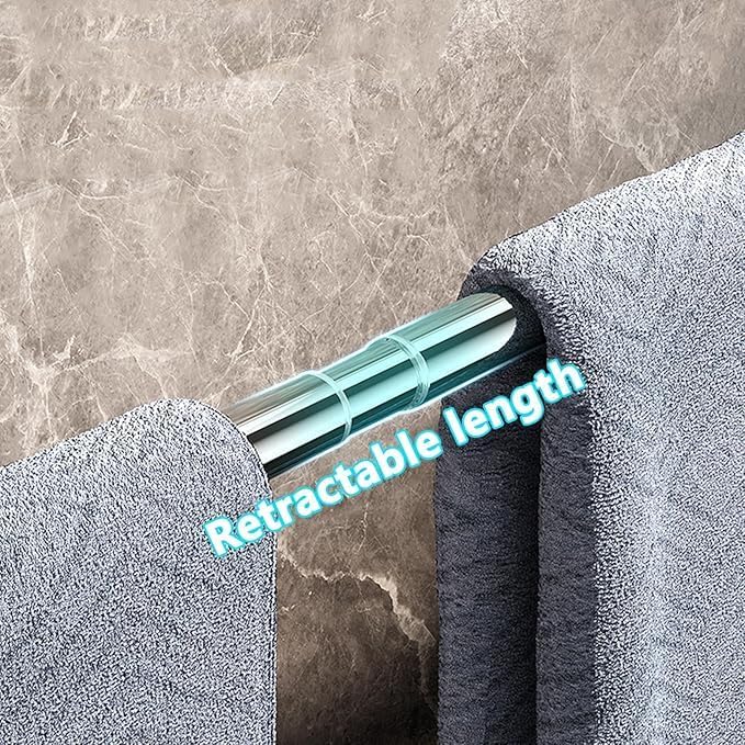 GripNest™ VacuumLock Double Towel Rack ⭐