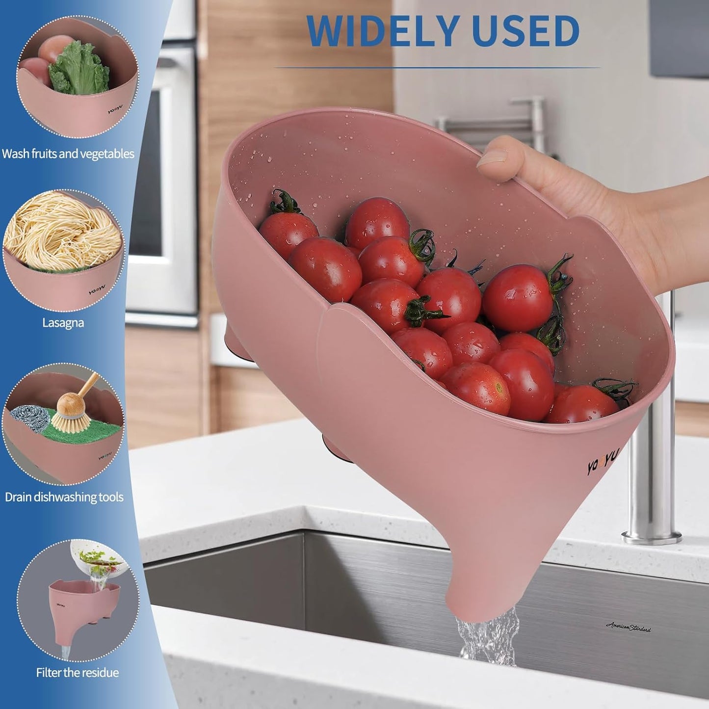 Multipurpose Sink Storage Drain Basket🥗( Pack of 1 )