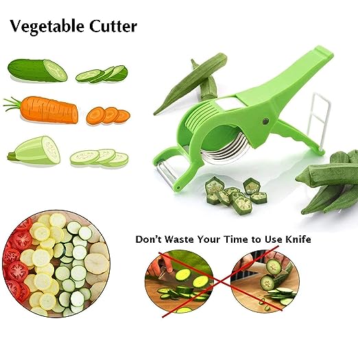 ✨2 in 1 Vegetable Cutter With Peeler (Buy 1 Get 1 Free)🤩