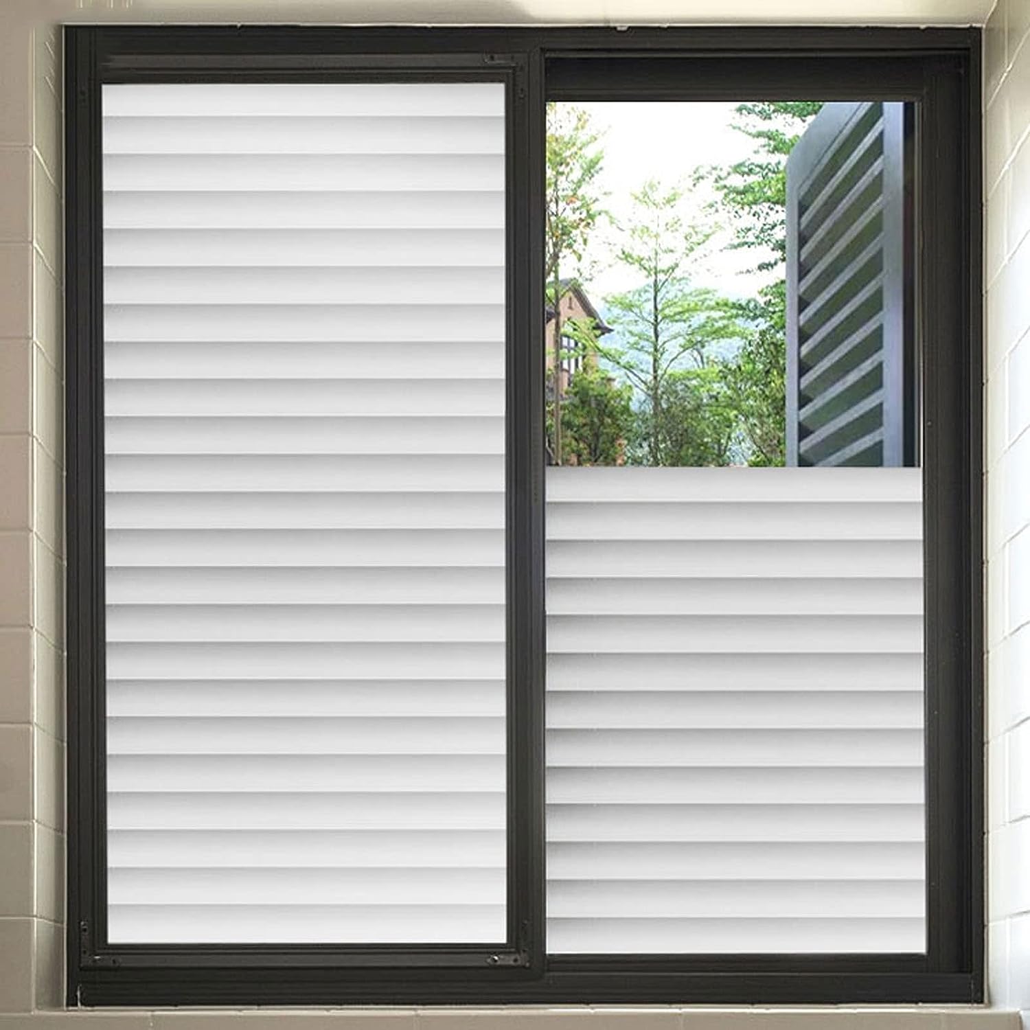 🌀Window Film Glass Windows Self-Adhesive Sun Blocker Anti UV Frosting Sticker Static Cling Films Removable || for Home🏠Office Bathroom🤩