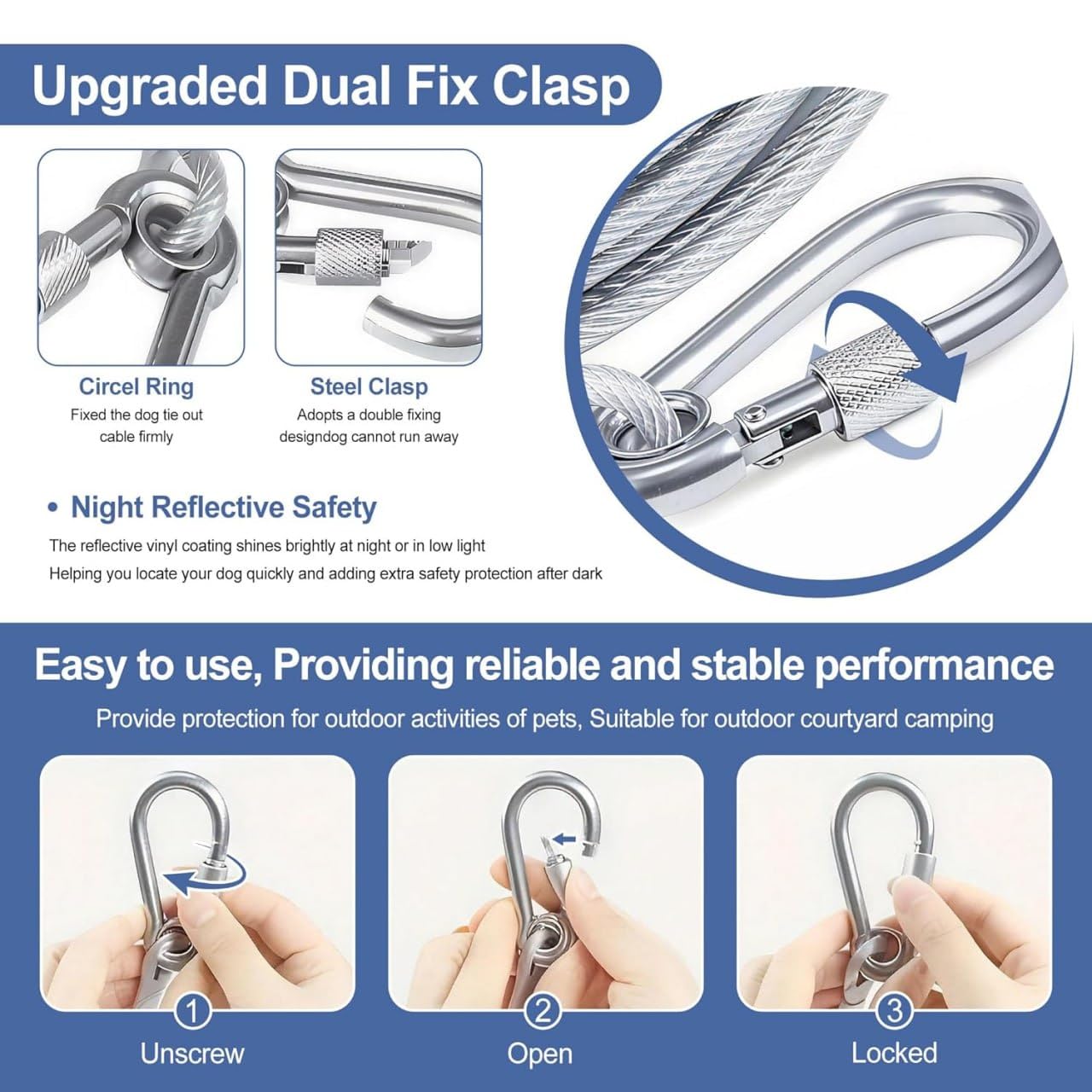 🔥 ✨ SteelDry Pro™ – Heavy Duty Stainless Steel Clothes Drying Rope