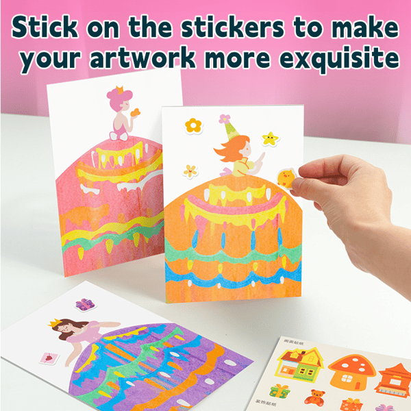 Sale - 50% OFF -DIY Rainbow Scratch Art Kit, Scratches Art for Kids