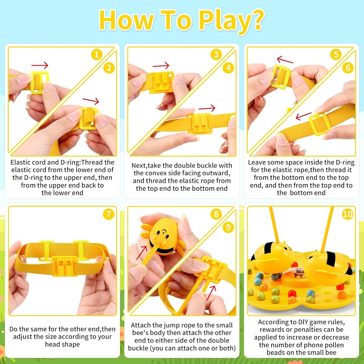 Bee Gathering Pearls Game for Kids – Magnetic Bead Catching Board Game for 3+ Years