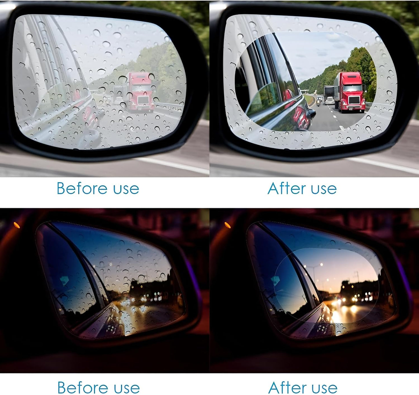 🚗 ClearDrive™ HD Nano Mirror Shield | Anti-Rain & Anti-Fog Protection Film