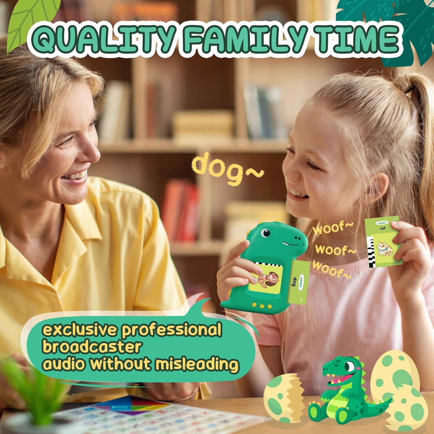 Talking Flash Cards for Toddlers – Montessori Learning Toy for 1–6 Year Old Kids