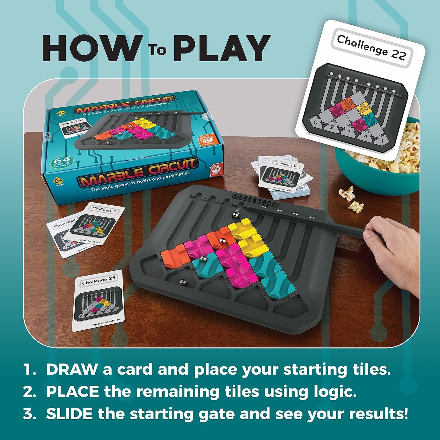 🧠 Brainora Marble Pathway Challenge Board™