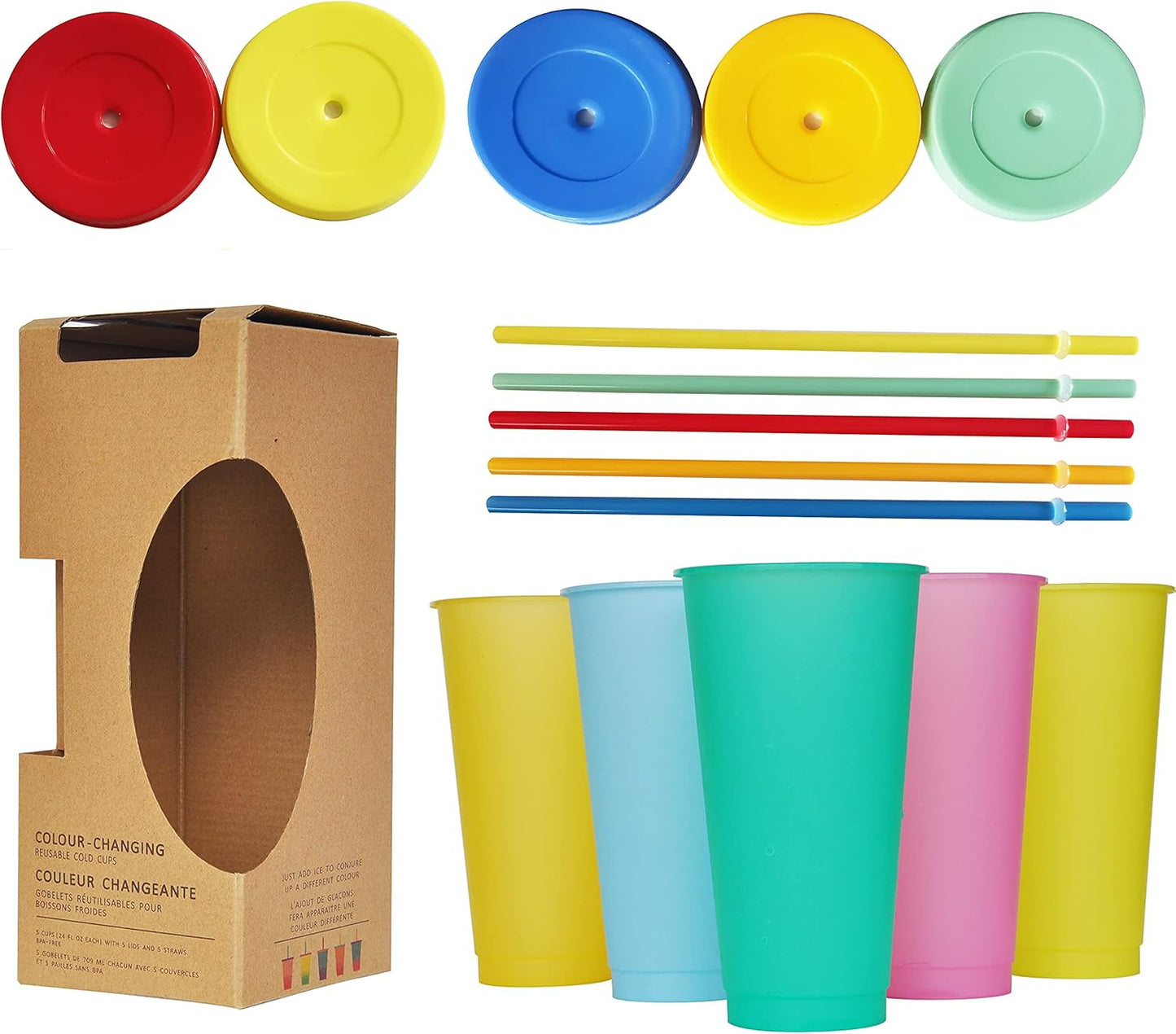 Eco-Friendly Creative Color-changing Water Cup | Fun, Reusable & Spill-Proof - Perfect for Kids & Travel (BUY 1 GET 1 FREE)