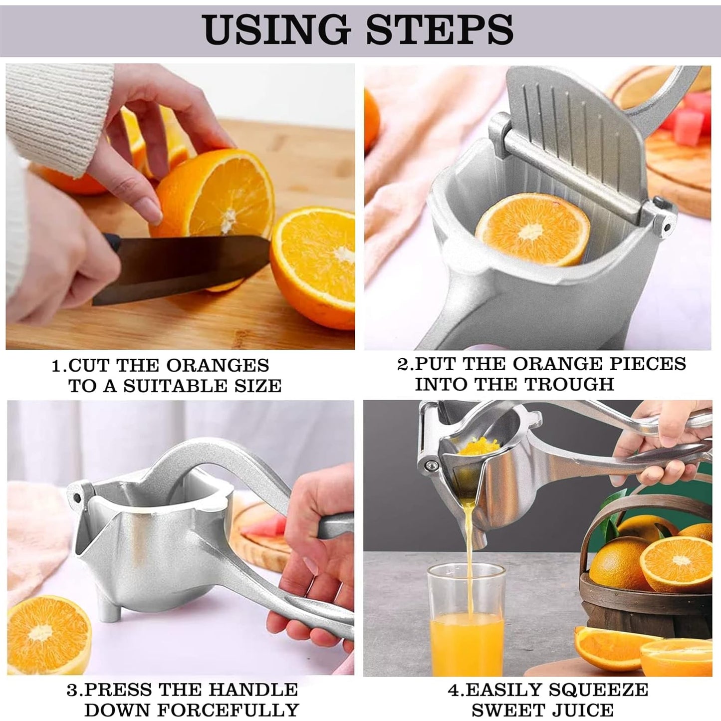 50% OFF - Fruit Press Juicer