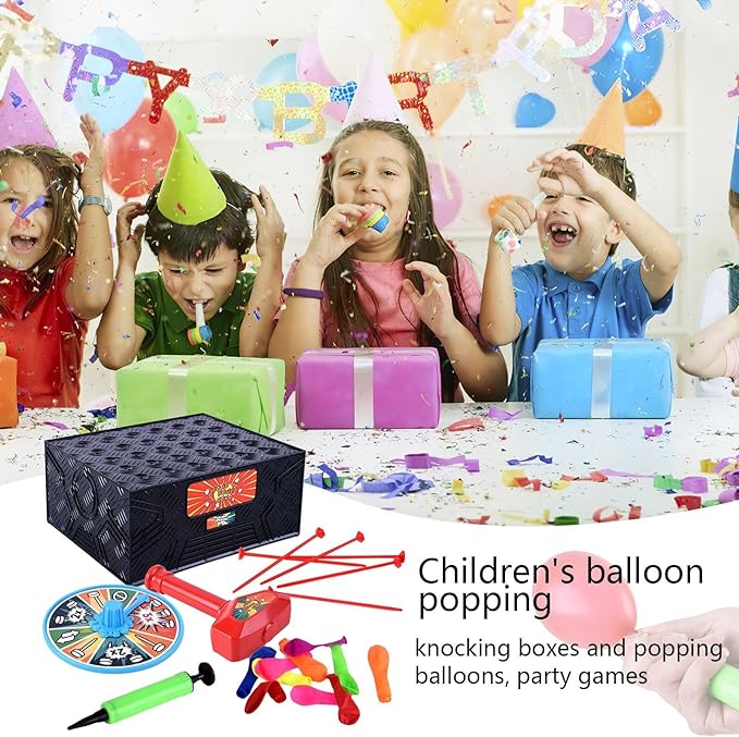 💥Blast Box Balloon Game || Prank Blasting Balloon Box For  Family & Party Game🔥