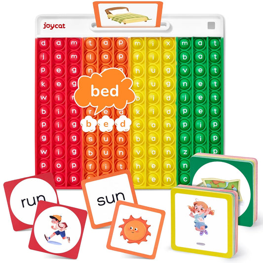 Word Pop CVC Phonics Game-Quick Learn-to-Read Kit