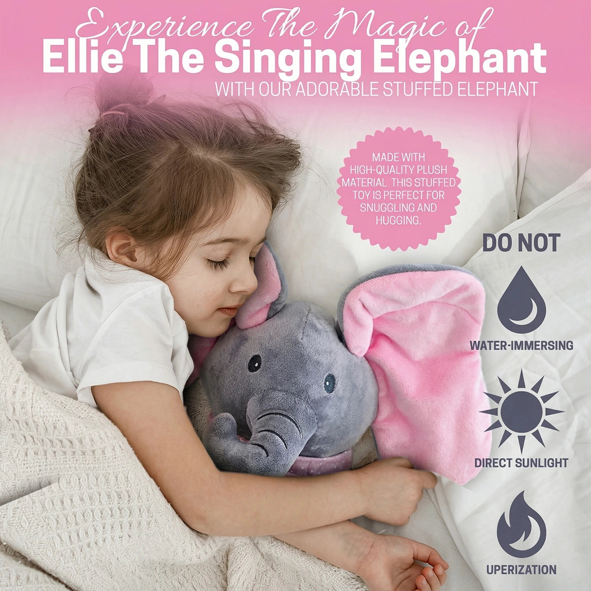 🏆 21Gadget™ Interactive Singing Elephant 🐘💖🎶