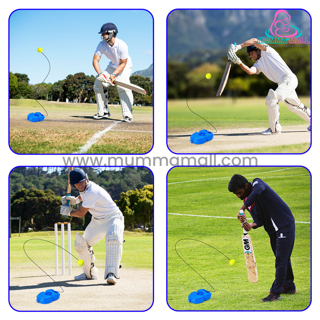 🏏Cricket Trainer Rebound Ball || Self  Cricket Practice Training Tool for Kids & Adults