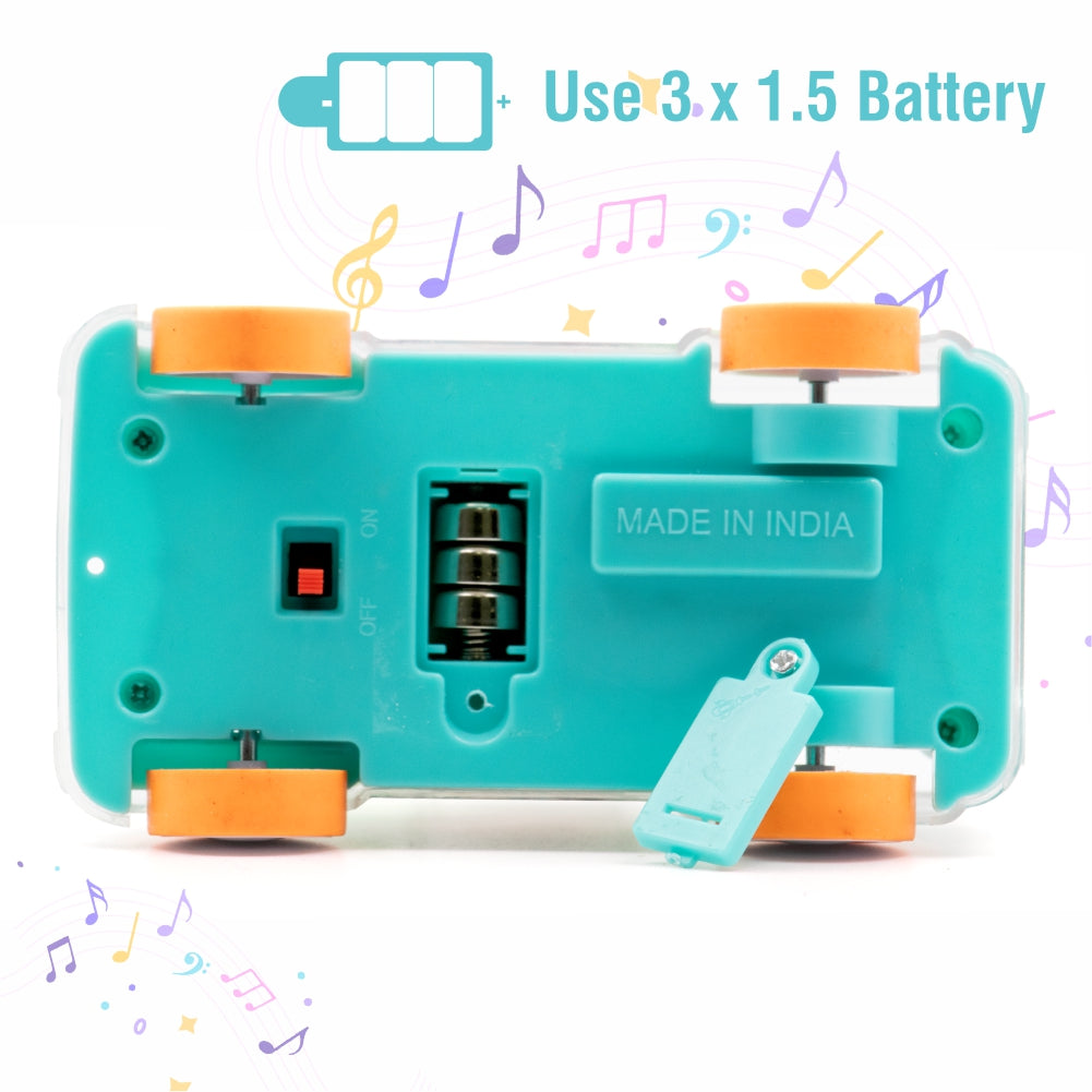 Transparent  Colorful Gear Bus for Kids (BUY 1 GET 1 FREE)