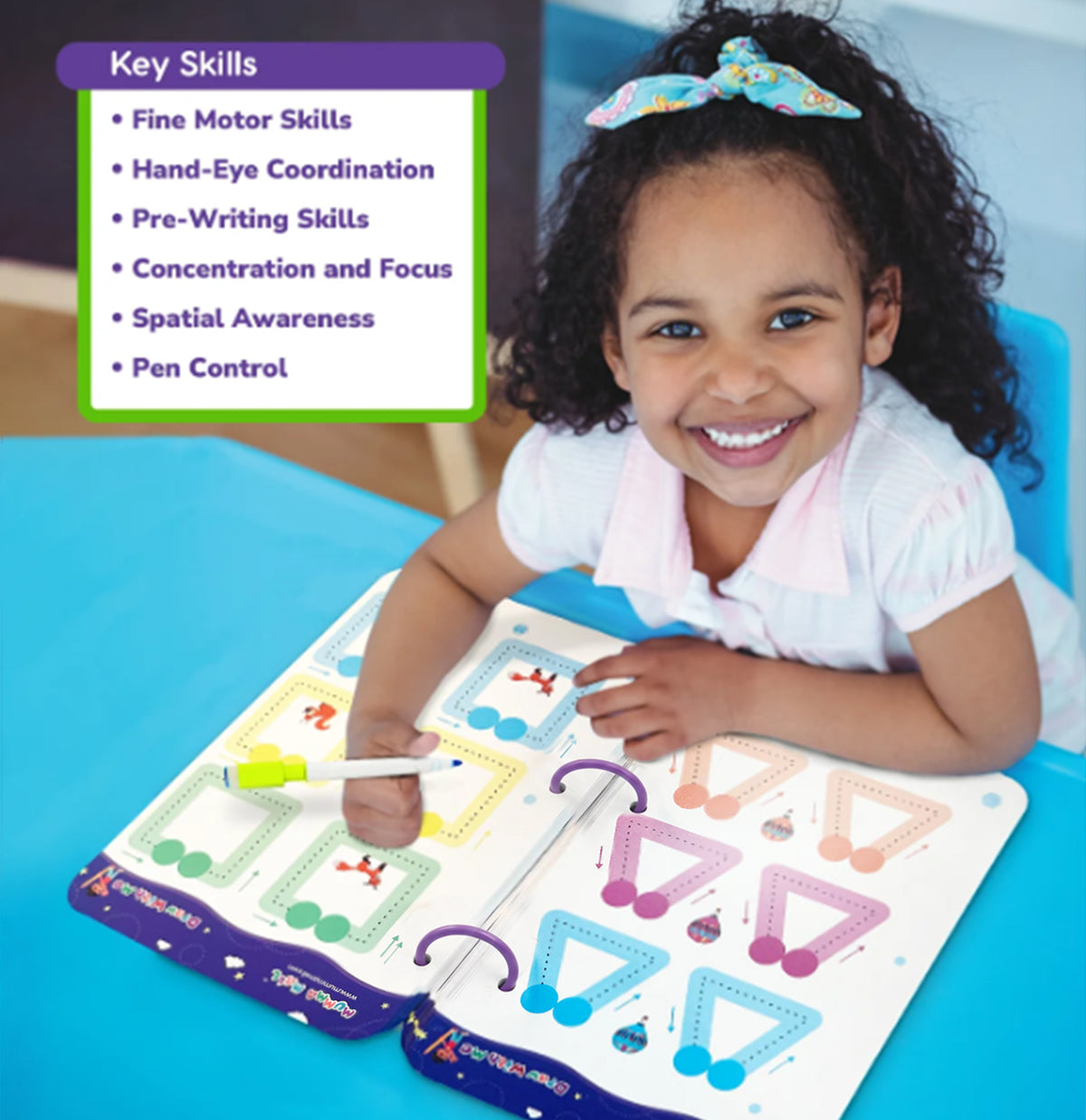 Mumma mall -Handwriting Mastery Kit – Screen-Free Preschool & Early Childhood Education Set for Handwriting Improvement - FREE 2000+ pages Learning PDF