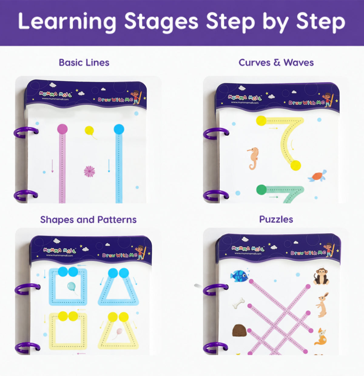 Mumma mall -Handwriting Mastery Kit – Screen-Free Preschool & Early Childhood Education Set for Handwriting Improvement - FREE 2000+ pages Learning PDF