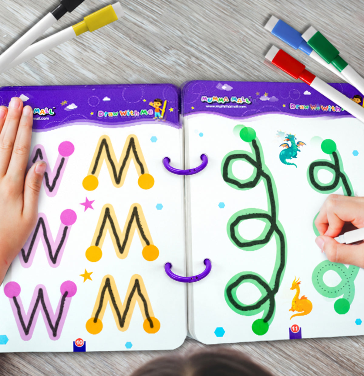 Mumma mall -Handwriting Mastery Kit – Screen-Free Preschool & Early Childhood Education Set for Handwriting Improvement - FREE 2000+ pages Learning PDF