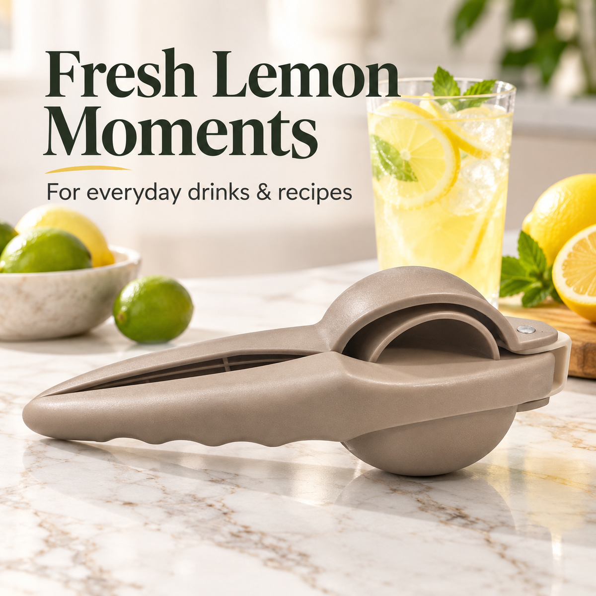 🍋 Zestora – Cut & Squeeze 2-in-1 Lemon Press