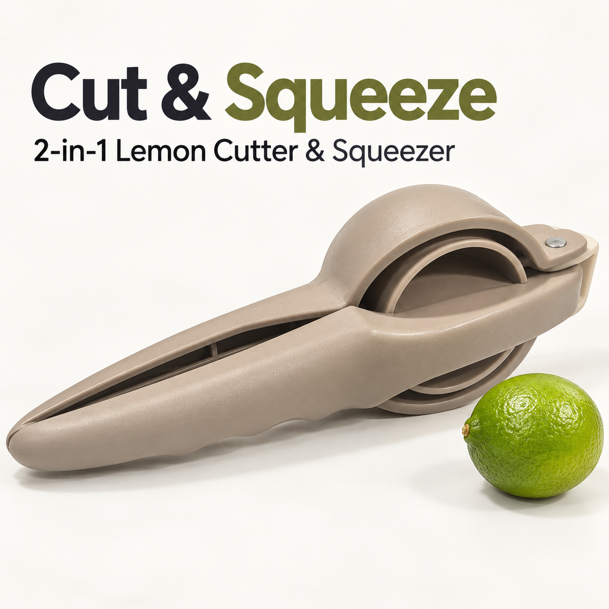 🍋 Zestora – Cut & Squeeze 2-in-1 Lemon Press