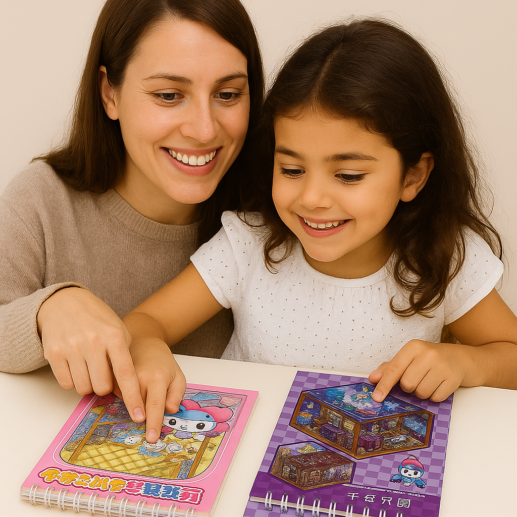 DIY 3D Sanrio Cartoon Stickers – Fun Craft Kit for Kids & Return Gifts (Pack of 4)