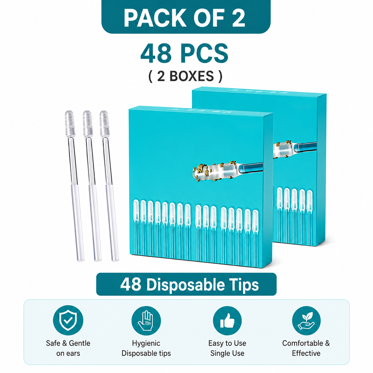 🧏‍♂️🌿 50% OFF! Reusable Earwax Remover – Soft adhesive tip, no cotton mess. Simple & gentle for seniors. Keep ears clean & comfortable. 🤲💚