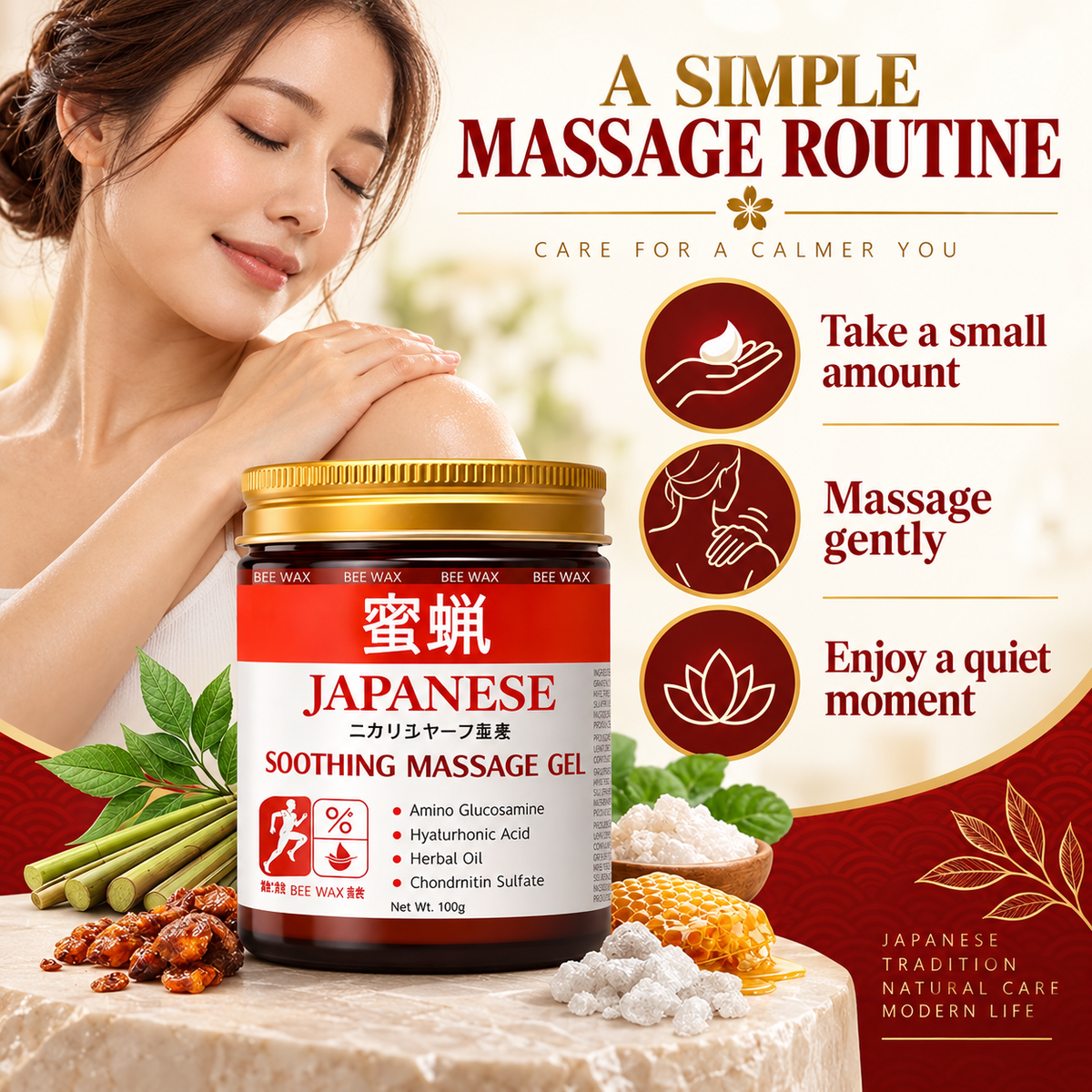 🐝 Mellivax™ Soothing Massage Gel | Buy 1 Get 1 Free (2 × 100g)