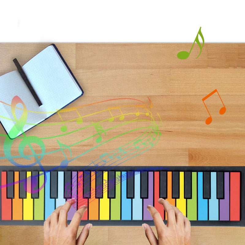 37 Keys Rainbow Color Unbreakable Piano