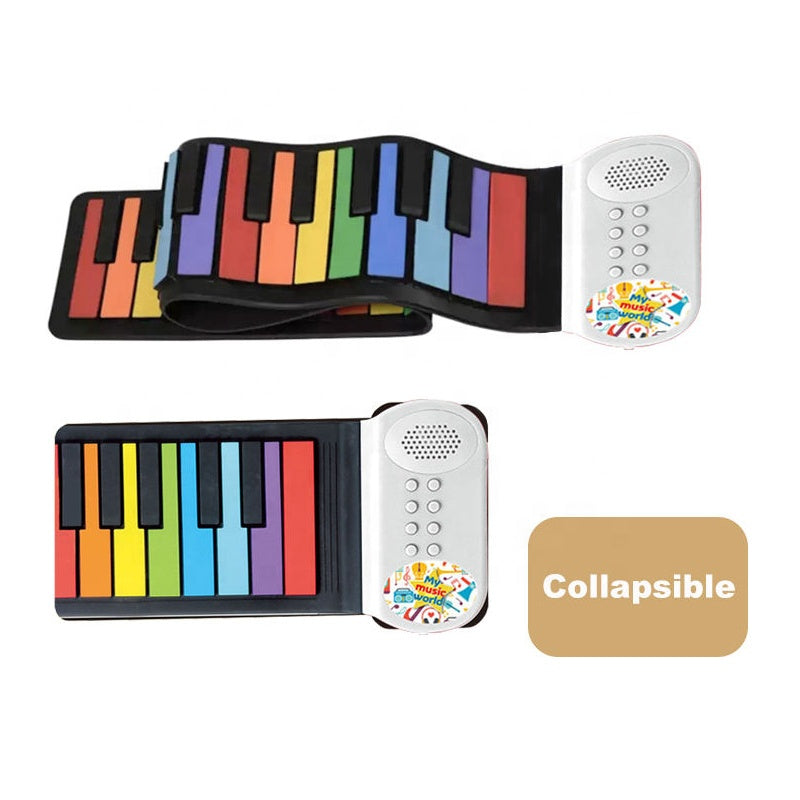 37 Keys Rainbow Color Unbreakable Piano