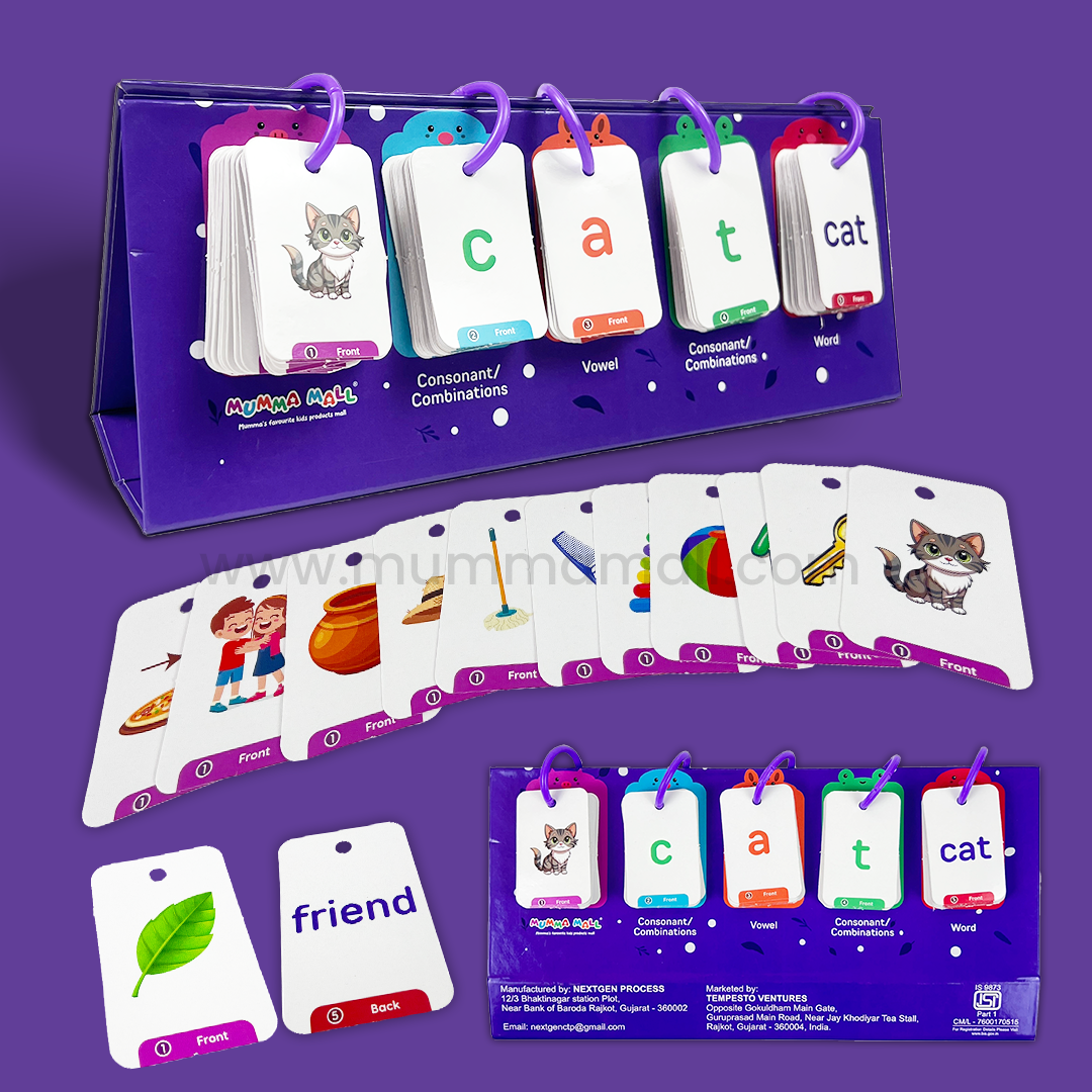 Educational Phonics Sight Words Flashcards for Kids (Ages 3–6) – Kindergarten & Preschool Learning