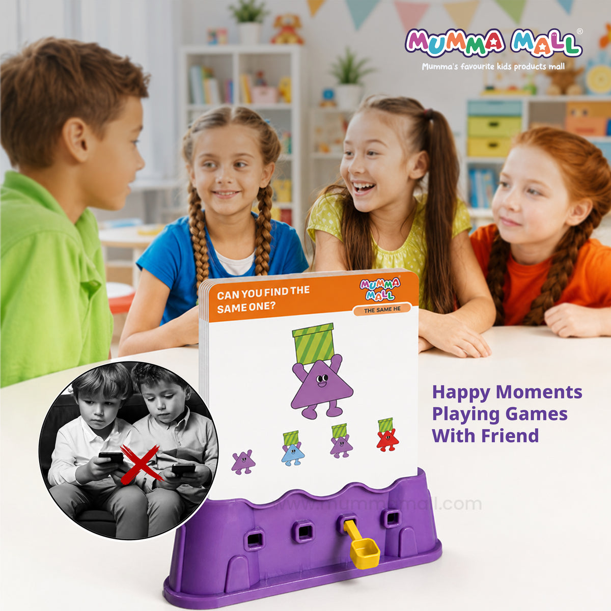 🔑 Little Detective – Find the Match & Unlock the Answer | Kids’ Logic Game with 72 Challenge Cards + 1 Key +  Stand - 1