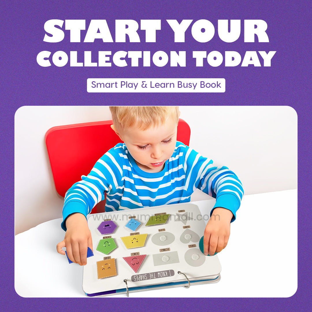 First Fun Busy Book – Screen-Free Educational Activity Book for Kids Age 2–5 | Develop Focus, Problem-Solving & Early Learning Skills