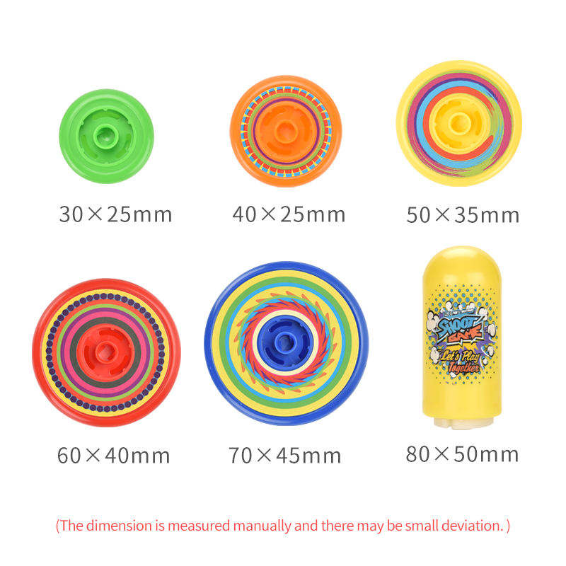 Kids Rainbow Spin & Stack Montessori Learning Toy
