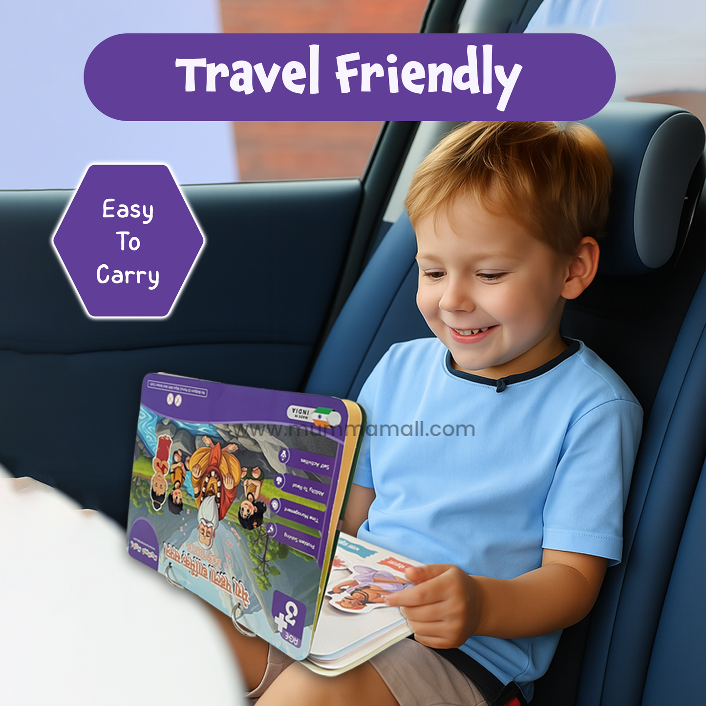 Mera Pehla Dharmik Safar – Interactive Busy Book for Kids to Learn Hindu Culture, Gods & Festivals (Screen-Free Learning)