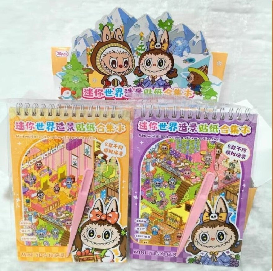 DIY 3D Sanrio Cartoon Stickers – Fun Craft Kit for Kids & Return Gifts (Pack of 4)