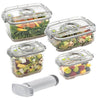 Food Store Vacuum Canisters - (Pack Of 4) (Copy)