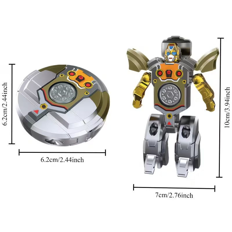 2-in-1 Transforming Robot Ball Toy for Kids – Action Robot & Rolling Ball Play Toy